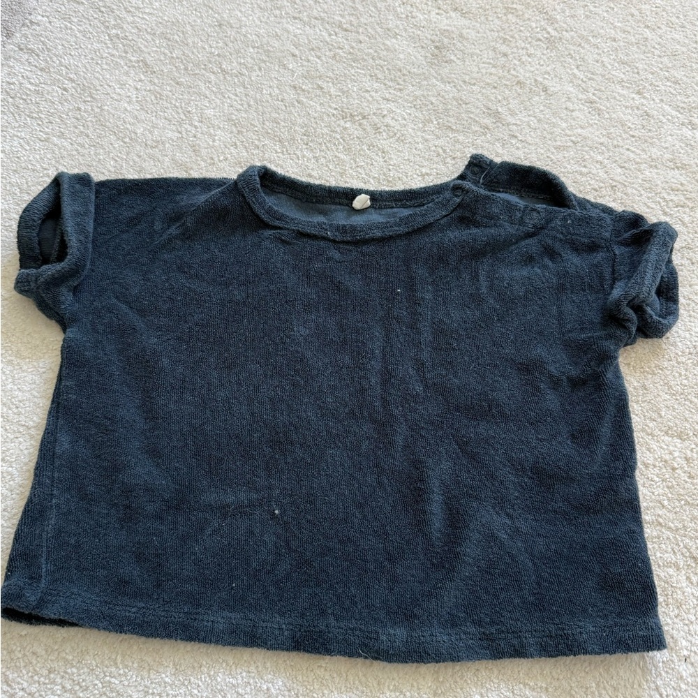 Organic Zoo Terry cloth baby t-shirt 6-12months